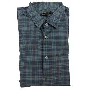 John Varvatos Plaid Button-Down Shirt - Size Large